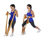 MVS PİLATES & YOGA EGZERSİZ BANDI , ALTIN 1 MT - 1