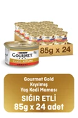Kıyılmış Sığır Etli Kedi Konservesi 85 gr 24 Adet - 1