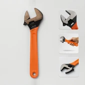 Kurbağacık Mengene 10 İnç 250 Mm 25 Cm Metal Sabitleme İngiliz Anahtarı Kurbacık thumbnail 1