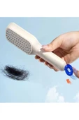 Mucit Home Kendi Kendini Temizleyen Otomatik Tuşlu Saç Tarağı Dolaşık Açıcı Anti-Statik Saç Tarağı thumbnail 2