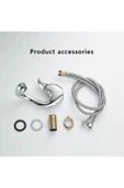 OEM Banyo Lavabo Bataryası Kuğu Model Krom Renk Yeni Ürün Ithal 7 Yıl Garantili İthal thumbnail 6