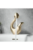 OEM Banyo Lavabo Bataryası Kuğu Model Antik Renk Yeni Ürün Ithal 7 Yıl Garantili İthal thumbnail 3
