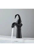 OEM Banyo Lavabo Bataryası Kuğu Model Mat Siyah Renk Yeni Ürün Ithal 7 Yıl Garantili İthal thumbnail 2