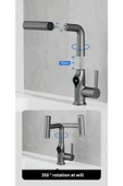 OEM Akıllı Dijital Sıcaklık Led Ekran Banyo Lavabo Bataryası Asansörlü 4 Fonksiyonlu İthal 7 Yıl Garanti thumbnail 1