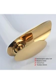 OEM Banyo Çanak Lavabo Bataryası Beyaz / Gold Renk Yeni Şelale Model 7 Yıl Garantili Ithal thumbnail 8