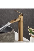 OEM Banyo Çanak Lavabo Bataryası Antik Renk Şelale Yeni Model 7 Yıl Garantili Ithal thumbnail 6