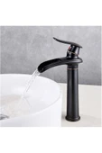 OEM Banyo Çanak Lavabo Bataryası Mat Siyah Bakır Çizgili Renk Yeni Tarz Model 7 Yıl Garantili Ithal thumbnail 7