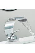 OEM Banyo Lavabo Bataryası Krom Renk Şelale 7 Yıl Garantili İthal Yeni Oval Tasarım. thumbnail 1