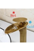OEM Banyo Çanak Lavabo Bataryası Antik Şelale Renk Yeni Model 7 Yıl Garantili Ithal thumbnail 6