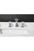 OEM Banyo Lavabo Küvet Jakuzi Bataryası Ankastre Krom Renk Taşlı Kuğu Model Şelale 7 Yıl Garantili - 5