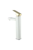 OEM Akıllı Dijital Sıcaklık Led Ekran Banyo Çanak Lavabo Bataryası Beyaz Gold İthal 7 Yıl Garantili - 4