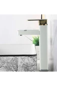 OEM Akıllı Dijital Sıcaklık Led Ekran Banyo Çanak Lavabo Bataryası Beyaz Gold İthal 7 Yıl Garantili - 2