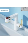 OEM Akıllı Dijital Sıcaklık Led Ekran Banyo Lavabo Bataryası Asansörlü 4 Fonksiyonlu İthal 7 Yıl Garanti - 1