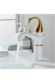 OEM Banyo Lavabo Bataryası Kuğu Model Beyaz / Gold Yeni Ürün Ithal 7 Yıl Garantili İthal thumbnail 5