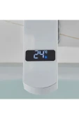 OEM Akıllı Dijital Sıcaklık Led Ekran Banyo Lavabo Bataryası Beyaz Gold İthal 7 Yıl Garantili - 3