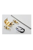 OEM Banyo Lavabo Küvet Jakuzi Bataryası Ankastre Gold Renk Yeni Taşlı Model Şelale 7 Yıl Garanti thumbnail 5