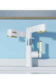 OEM Akıllı Dijital Sıcaklık Led Ekran Banyo Lavabo Bataryası Asansörlü 4 Fonksiyonlu İthal 7 Yıl Garanti - 2