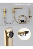 OEM Banyo Bataryası Küvet Jakuzi Duş Seti Ankastre Mat Gold Yeni Ürün 7 Yıl Garantili Ithal thumbnail 6