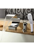 OEM Banyo Lavabo Küvet Jakuzi Bataryası Ankastre Krom 3 Lü Set Yeni Şelale 7 Yıl Garantili thumbnail 2