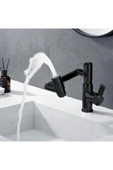 OEM Akıllı Dijital Sıcaklık Led Ekran Banyo Lavabo Bataryası Katlanır İthal Siyah 7 Yıl Garantili - 7