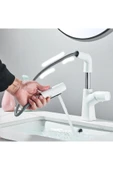 OEM Banyo Lavabo Bataryası Asansörlü Yeni Sistem Beyaz Spiralli Ve Fiskiyeli 7 Yıl Garantili İthal thumbnail 5
