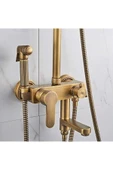 OEM Banyo Bataryası Ve Duş Seti Antik Renk Bide Fiskiyeli Yeni Model 7 Yıl Garantili İthal - 2