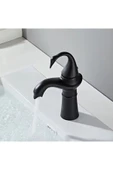 OEM Banyo Lavabo Bataryası Kuğu Model Mat Siyah Renk Yeni Ürün Ithal 7 Yıl Garantili İthal thumbnail 6