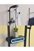 OEM Dijital Led Ekran Ve Termostatlı Robot Duş Seti Lüx Şelale Yağmur Duş Sistemi 7 Yıl Garantili İthal thumbnail 6