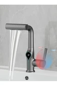 OEM Akıllı Dijital Sıcaklık Led Ekran Banyo Lavabo Bataryası Asansörlü 4 Fonksiyonlu İthal 7 Yıl Garanti thumbnail 6