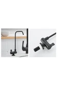 OEM Su Arıtma Musluğu Katlanır Ankastre Yeni Model Mat Krom Nikel Ithal 7 Yıl Garantili thumbnail 6