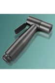 OEM Banyo Bide Basınçlı Püskürtücü Taharet Musluğu Klozet Hortumu Antrasit Renk İthal 7 Yıl Garantili thumbnail 6