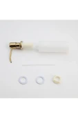 OEM Ankastre Sıvı Sabunluk Gold Mutfak Eviye Ve Banyo Lavabo Uyumlu Ithal 7 Yıl Garantili 500Ml - 6