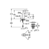Grohe Concetto Lavabo Bataryası (M-Boy) Krom, 23932001 - 2