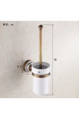 OEM Banyo Antik Tuvalet Fırçası Yeni Model 5 Yıl Garantili thumbnail 2