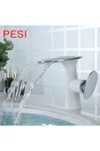 OEM Banyo Lavabo Bataryası Beyaz Şelale Modeli Yeni Tasarım Ürünü 5 Yıl Garantili Yeni Mode - 5