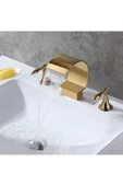 OEM Banyo Lavabo Küvet Jakuzi Bataryası Ankastre Gold Altın Dore Yeni Şelale 7 Yıl Garantili thumbnail 2