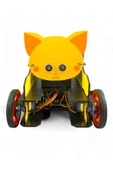 Lapin Deney Atölyesi LAPİNCAR Özel Tasarım Ahşap STEM Robot Yap Bluetooth Destekli DIY Kendin Yap Robot Otto Robot Araba - 1