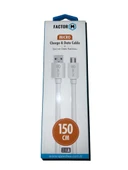 Factor M Micro USB Data Şarj Kablosu 150cm  FM-2415M thumbnail 5