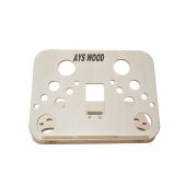 AKÇAAĞAÇ MDF LAM RENKLİ YUVARLAK LAPTOP 4 KADEMELİ - 2