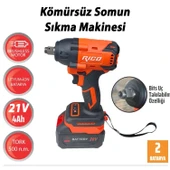 Rico 028-RE0007 21V Kömürsüz Şarjlı Somun Sıkma Makinesi 650 Nm Lastik Teker Bijon Sökme Tabanca thumbnail 4