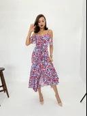 6410 ELBİSE-KIRMIZI thumbnail 3