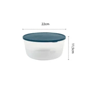 Yuvarlak Saklama Kabı Seti (3–4.5–6.5 L) – Kırılmaz, Çizilmez & Sızdırmaz - 5