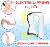 HyMark Elektrikli Fasya Bıçağı Boyun ve Omuz Kas Rahatlatıcı 3 Kademeli Titreşimli Masaj Aleti thumbnail 2