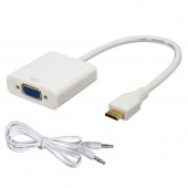 MİNİ HDMI TO VGA SES GÖRÜNTÜ HD 1080P KALİTELİ - 1