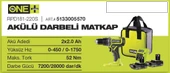 RPD181-220S 18V AKÜLÜ DARBELİ MATKAP 2.0 AH thumbnail 3
