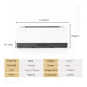 Alev Efektli Hava Nemlendirici ve Aroma Difüzör - 5