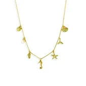 Deniz Figürlü Gold Gümüş Kolye thumbnail 4