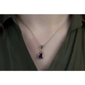 AmetistTaşlı Gümüş Otantik Set thumbnail 4