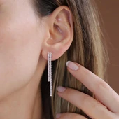 İnce Sarkıt Su Yolu Gümüş Set thumbnail 4