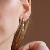 İnce Sarkıt Su Yolu Gümüş Set thumbnail 5